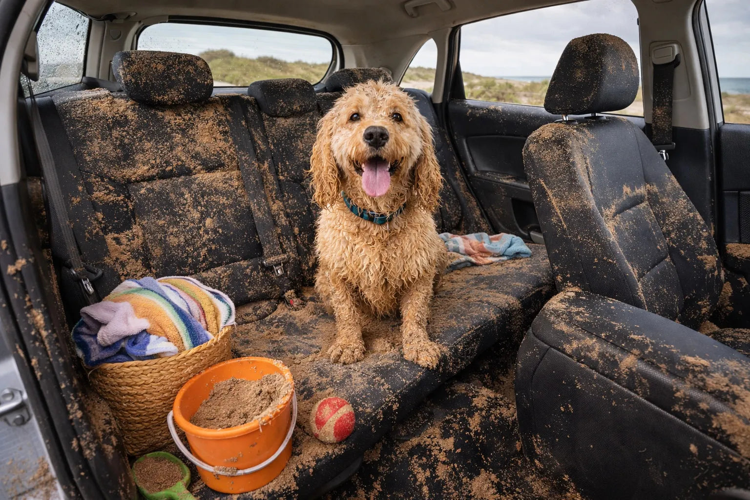 How to Wash a Dog After the Beach (Without Bringing Sand Home)